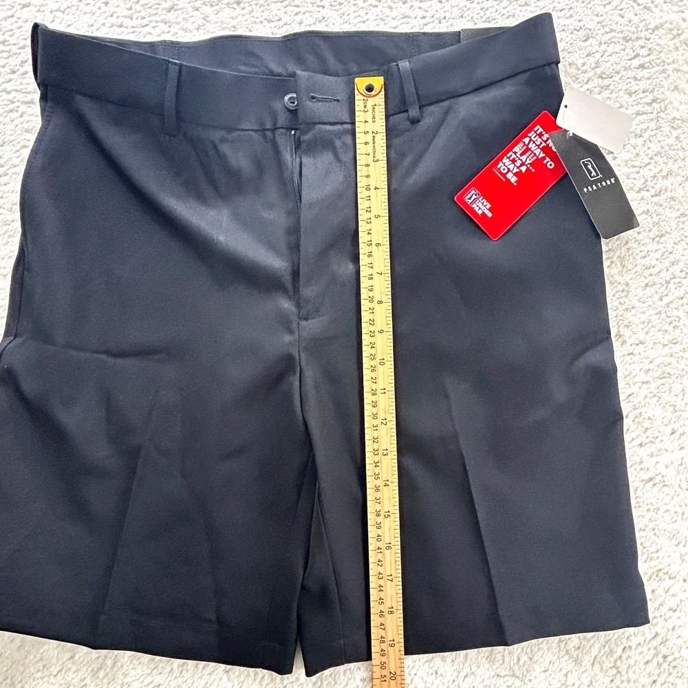 PGA Tour Men's 36" x 9" Golf Shorts Expandable‎ Waistband Flat Front Moisture - Picture 10 of 10